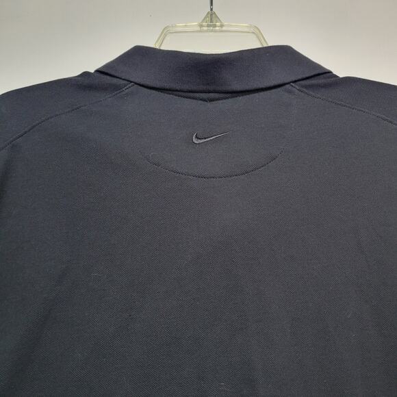 NWT Nike Woman’s Cropped Golf Polo Black Dri-fit Size XL Loose Fit DC3426-010 - Picture 9 of 13